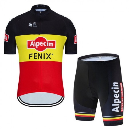 Conjunto Maillot + Culotte Corto 2020 Alpecin-Fenix N002